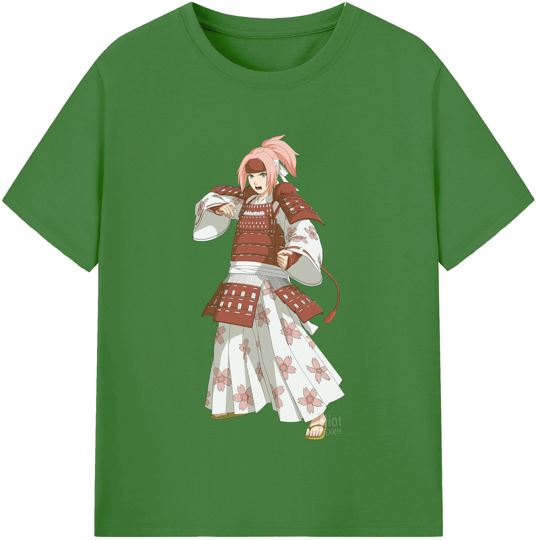 （画像用） NARUTO -ナルト- 春野サクラ Haruno Sakura レディースカジュアルプリントTシャツ（綿100％）